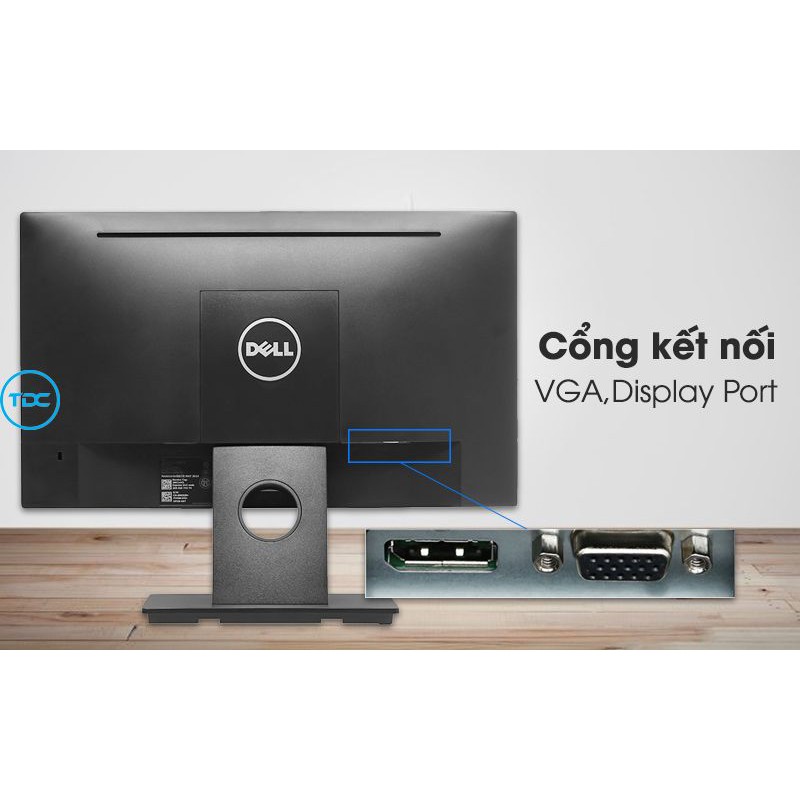 Màn Hình Dell 18.5 E1916HV (1366x768/TN/60Hz/5ms). Hàng chính hãng. Bảo hành 36 tháng