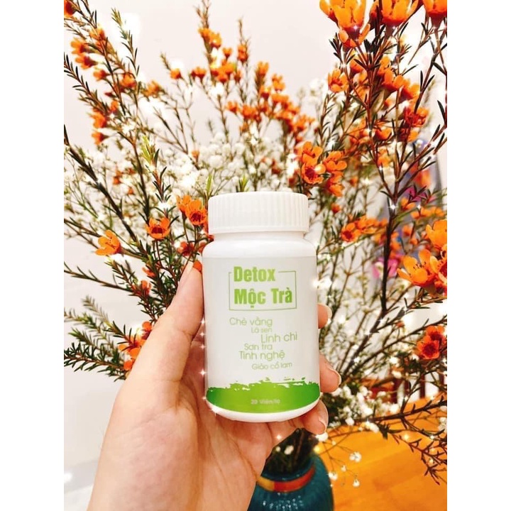 Viên detox xổ mở mộc trà drcell hỗ trợ detox cơ thể làm đẹp da hộp 20 viên - SAN33