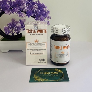 ✅ HÀNG NHẬP KHẨU Viên Uống Triple White Viên Uống Glutathione 1200mg.