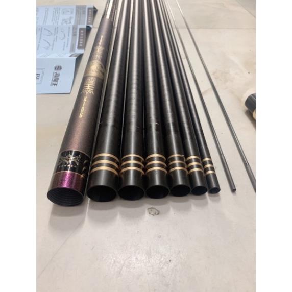 Cần câu tay 5H dài 8m1 chiến long hãng 3260 cần tải cá lên tới 18kg y hình