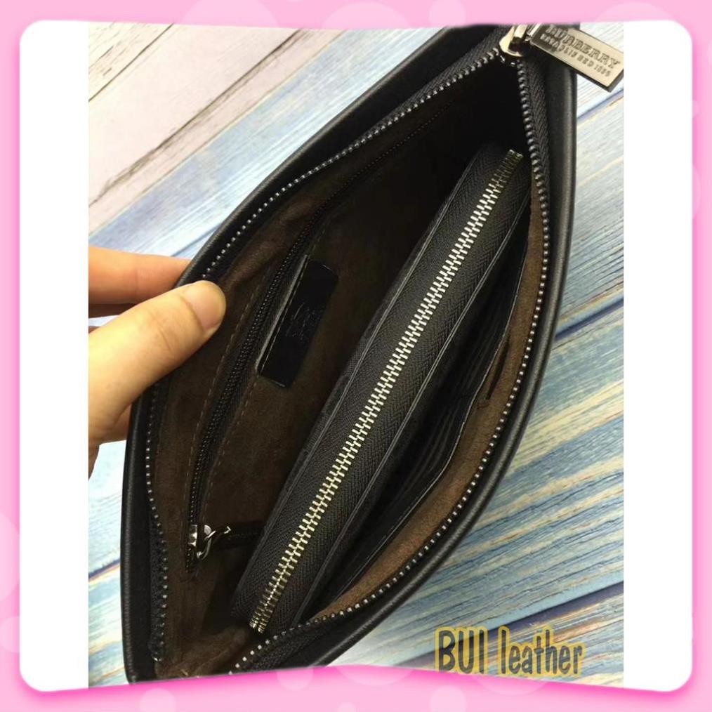 FREESHIP-  COMBO: 1 Clutch cầm tay nam M108 và 1 Ví mini sa sáp ngựa điên V125- TIẾT KIỆM 36% CHI PHÍ