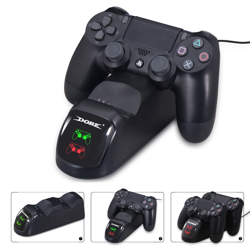 Dock sạc tay cầm DualShock Dobe cho tay cầm điều khiển PS4/Slim/Pro (TP4-889) -dc4072