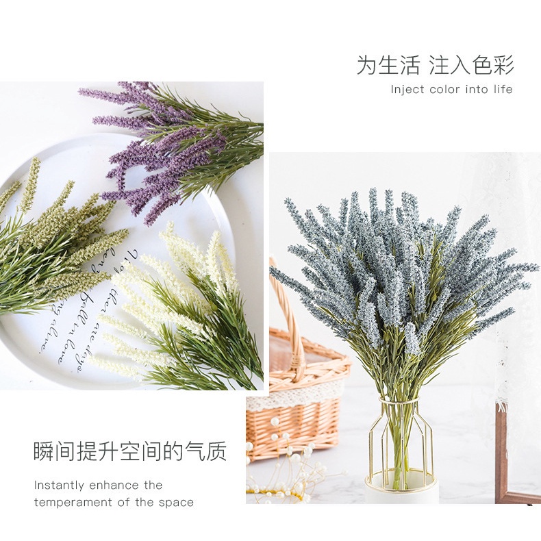 Bó hoa giả để bàn cao cấp trang trí nhà cửa đẹp mắt