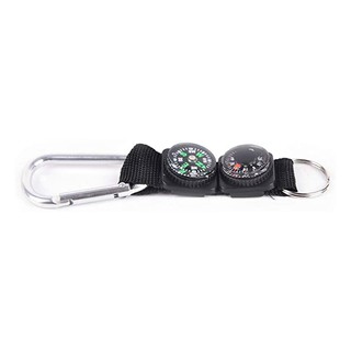 Nhiệt Kế Mini Kiêm La Bàn Đa Năng 3 Trong 1