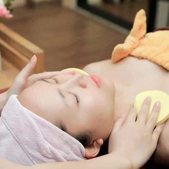 Bông mút bọt biển Rửa Mặt Chivey Nhật Bản Dùng Trong Spa -make up-cá nhân