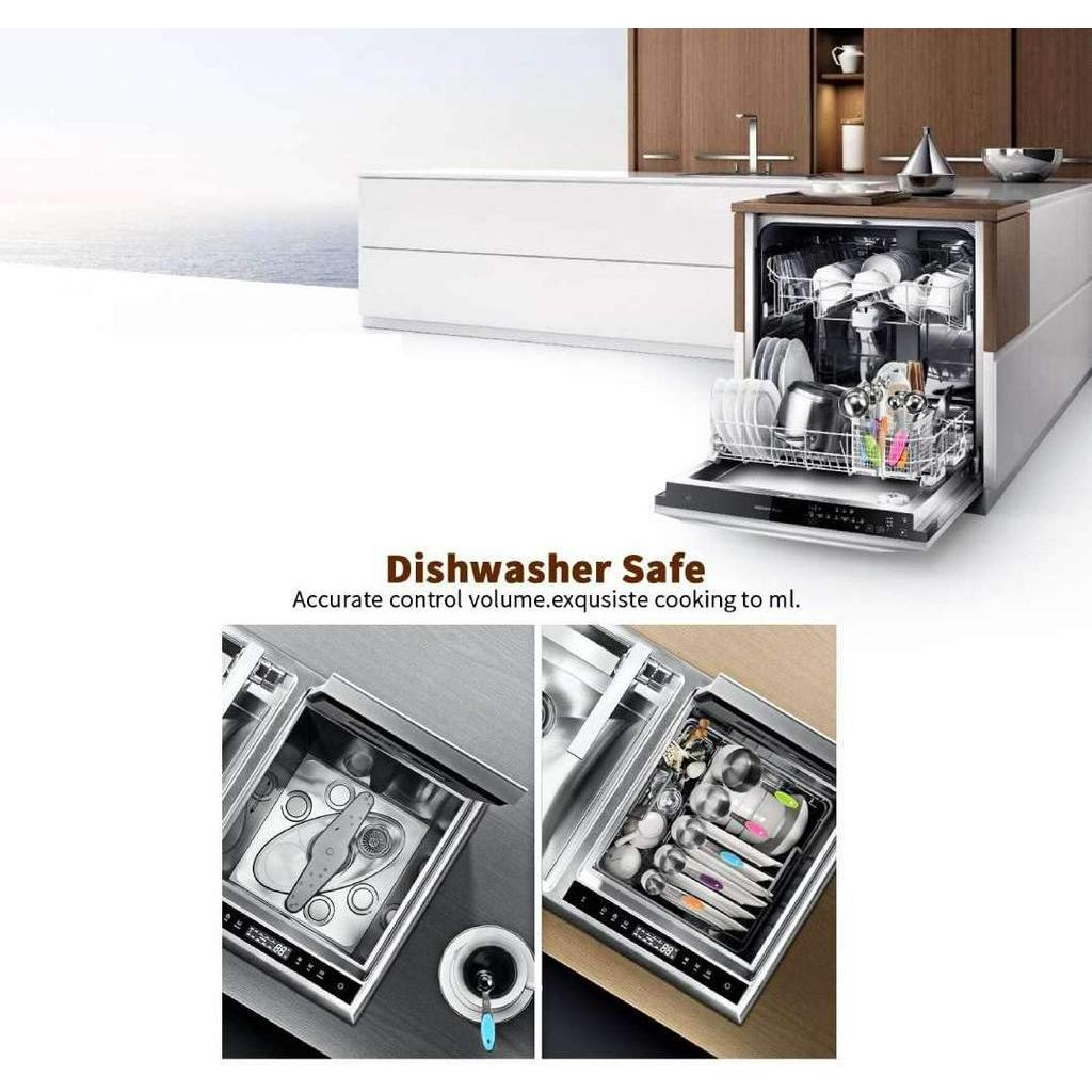 Bộ 10 Muỗng ANAEAT Đo Lường Nguyên Liệu Bằng Thép Không Gỉ