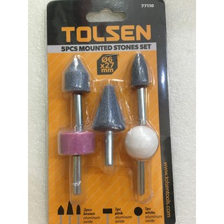 Bộ 5 mũi đá mài tolsen 77110