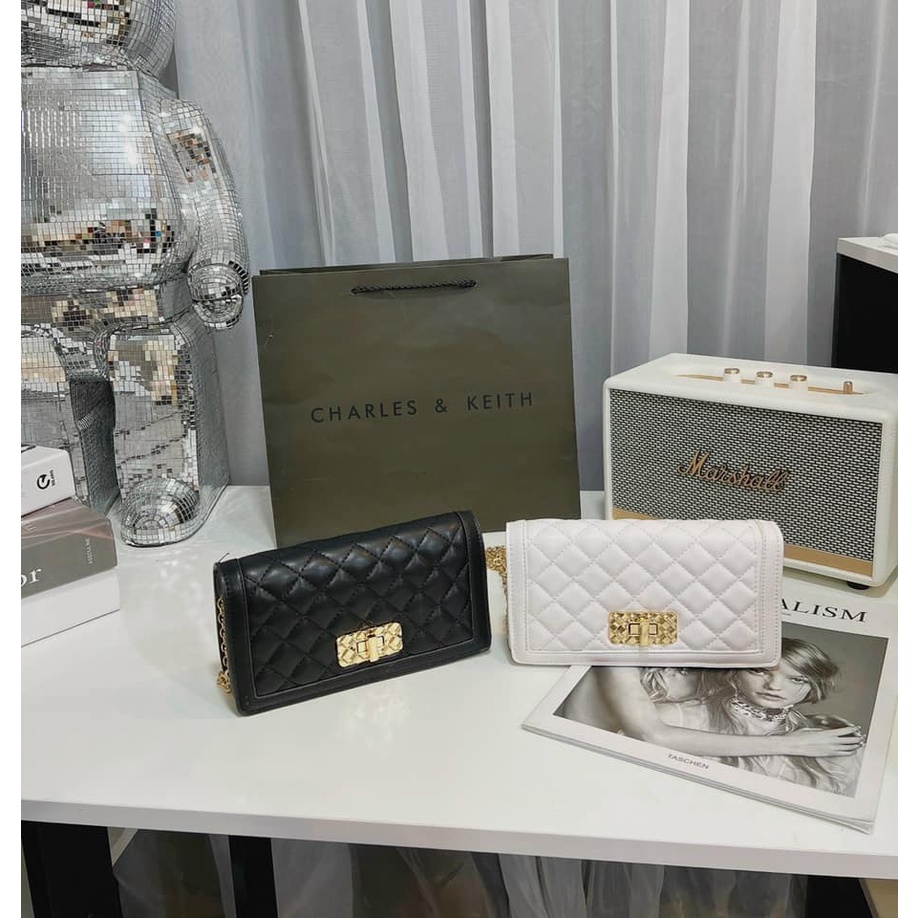Túi C.Nk ô trám khóa xoay,đeo được 2 mặt💖FREESHIP💖,giá siêu rẻ chỉ 99k