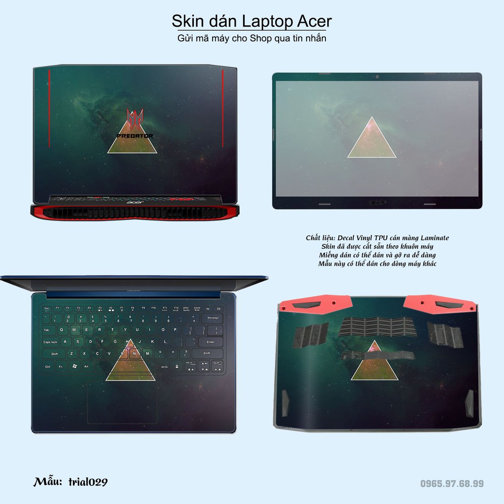 Skin dán Laptop Acer in hình Đa giác _nhiều mẫu 5 (inbox mã máy cho Shop)