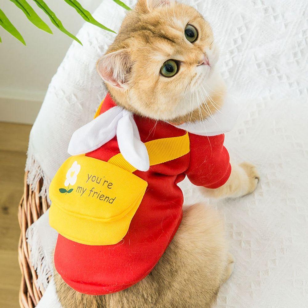 1 Áo Sweater Mềm Đính Nơ Cho Thú Cưng