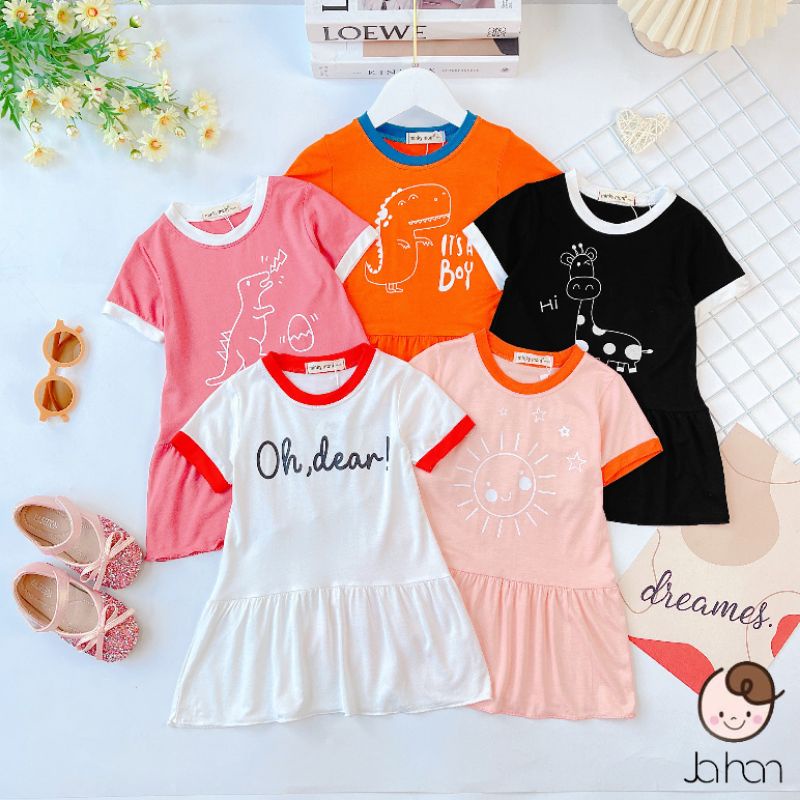 ĐẦM ĐUÔI CÁ THUN LẠNH MINKY MOM DỄ THƯƠNG CHO BÉ GÁI