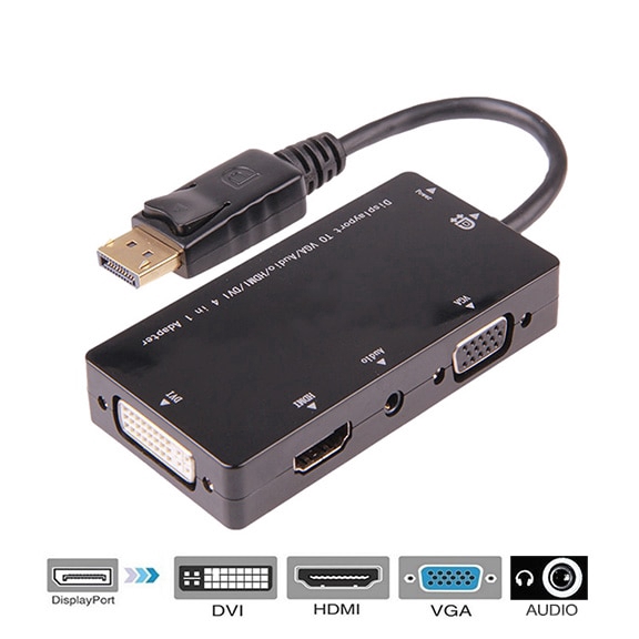 DP Displayport DP male converter to DVI HDMI VGA for PC | BigBuy360 - bigbuy360.vn