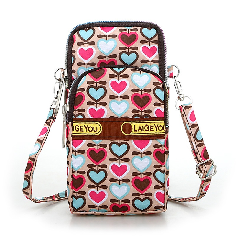 HAN  Women Crossbody Mobile Phone Shoulder Bag Pouch Case Belt Handbag Purse Wallet