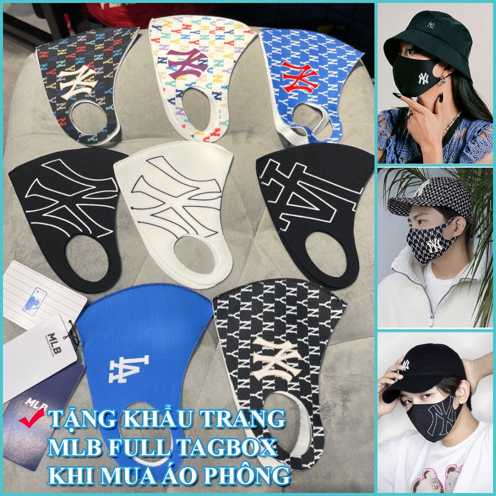 [ LINK TỔNG HỢP ] Khẩu Trang NY M.L.B MONOGRAM Mask - FULL TEM TAG CODE | ẢNH THẬT | HÀNG CÓ SẴN | ĐỦ MÀU