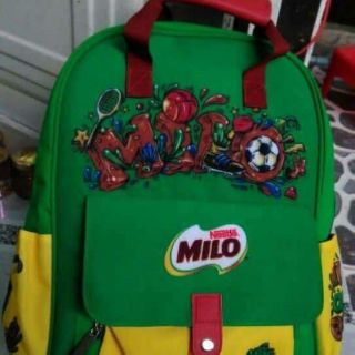 Balo cho bé tiểu học hàng quà tặng milo