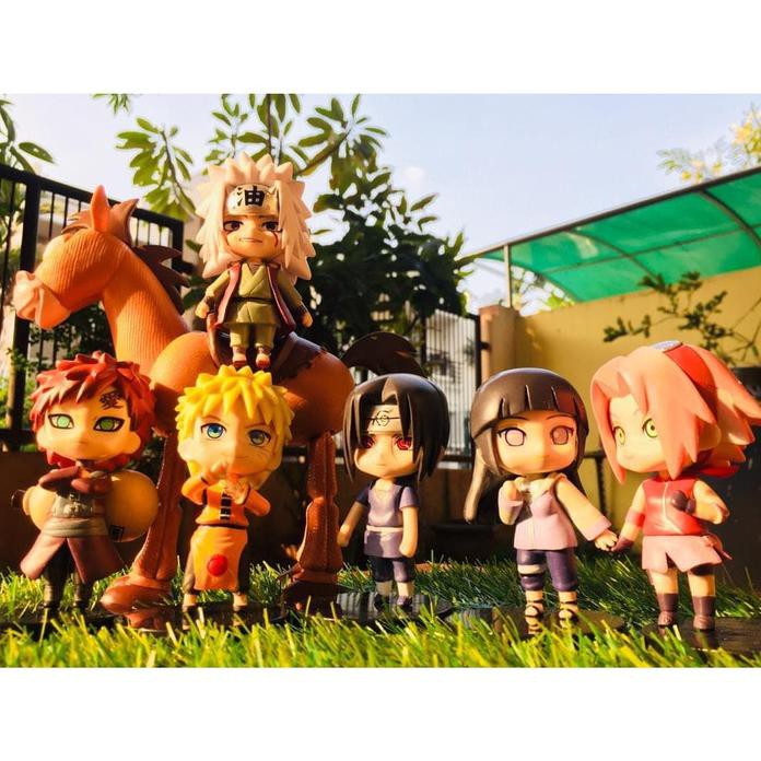 Mô Hình Nhân Vật Anime Naruto Sasuke Sakura Hinata Jiraiya Chibi Nendoroid