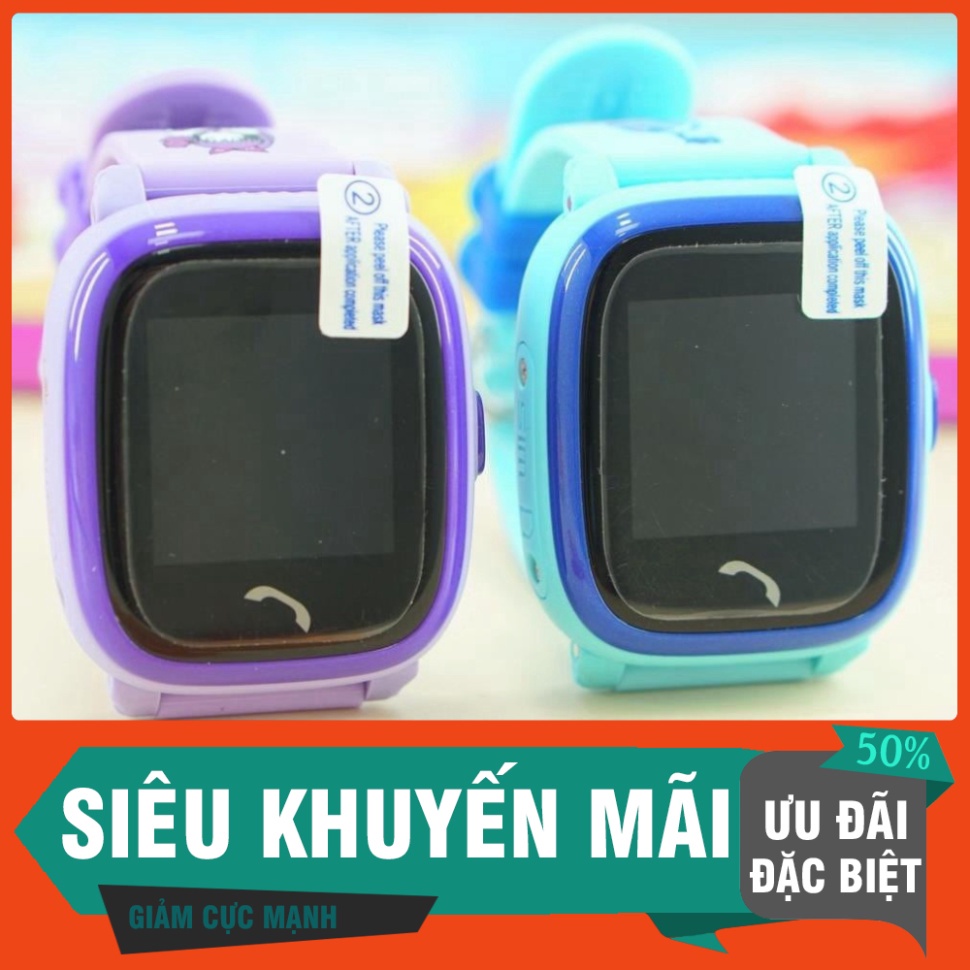 GIẢM 40% Đồng hồ thông minh trẻ em JVJ DF25 Tím, đồng hồ GPS, chống nước, lắp sim nghe goi hai chiều, BH 12 tháng ....