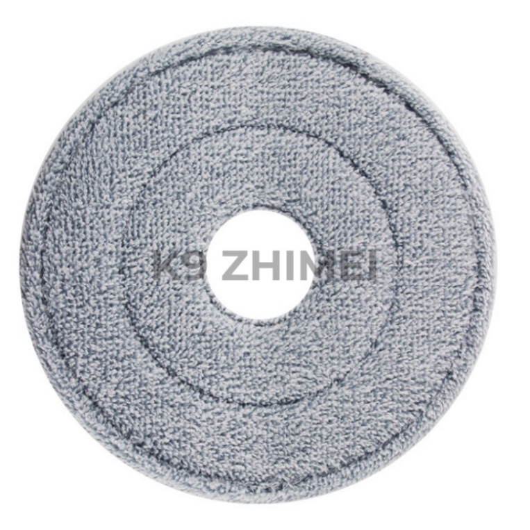 Bông Lau Sợi Microfiber Hình Tròn  Thay Thế Chổi Lau Nhà K9 ZHIMEI Tách Nước Bẩn