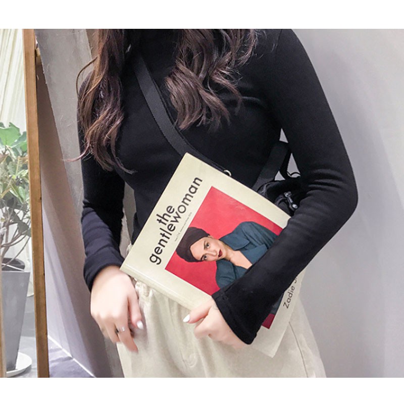 Áo Thun Tay Dài Cổ Lọ Màu Trơn Phong Cách Hàn Quốc | BigBuy360 - bigbuy360.vn