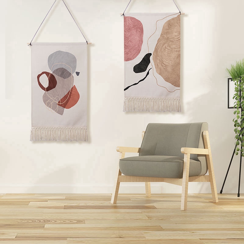 Thảm Treo Tường Trang Trí Nội Thất In Họa Tiết Trừu Tượng Độc Đáo | BigBuy360 - bigbuy360.vn