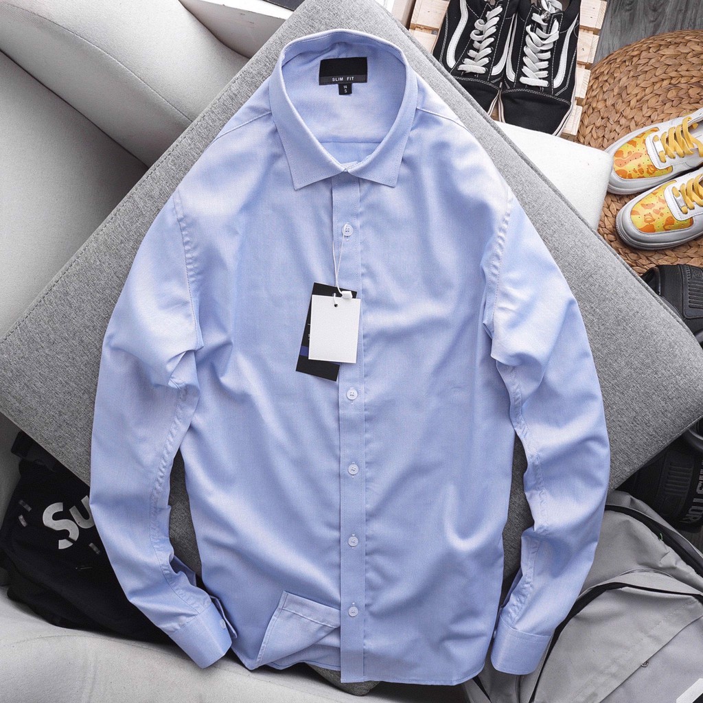 Áo Sơ Mi Nam G2000 Vải Hạt 4 Màu SlimFit- Hàng Hiệu Châu Âu VNXK
