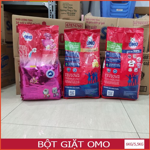 Bột Giặt Omo 6kg/5,5kg Hương Comfort