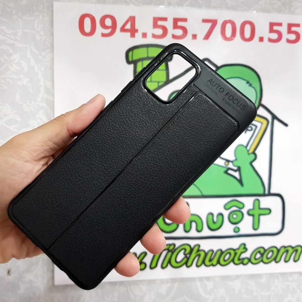 Ốp Lưng Samsung A71 Dẻo Vân Giả Da Loại Thường