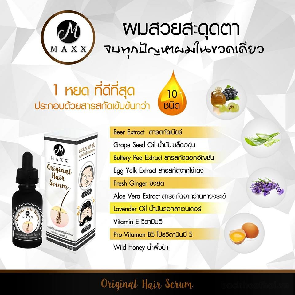 Serum ƙích nang lông Maxx Original Hair