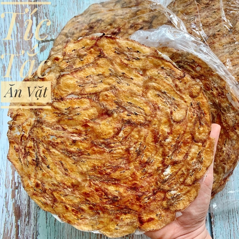 Bịch 10 Chiếc Bánh Tráng Chuối Dẻo Chuối Giòn Đặc Sản Vị Thơm Giòn Dai Dai Ăn Là Mê