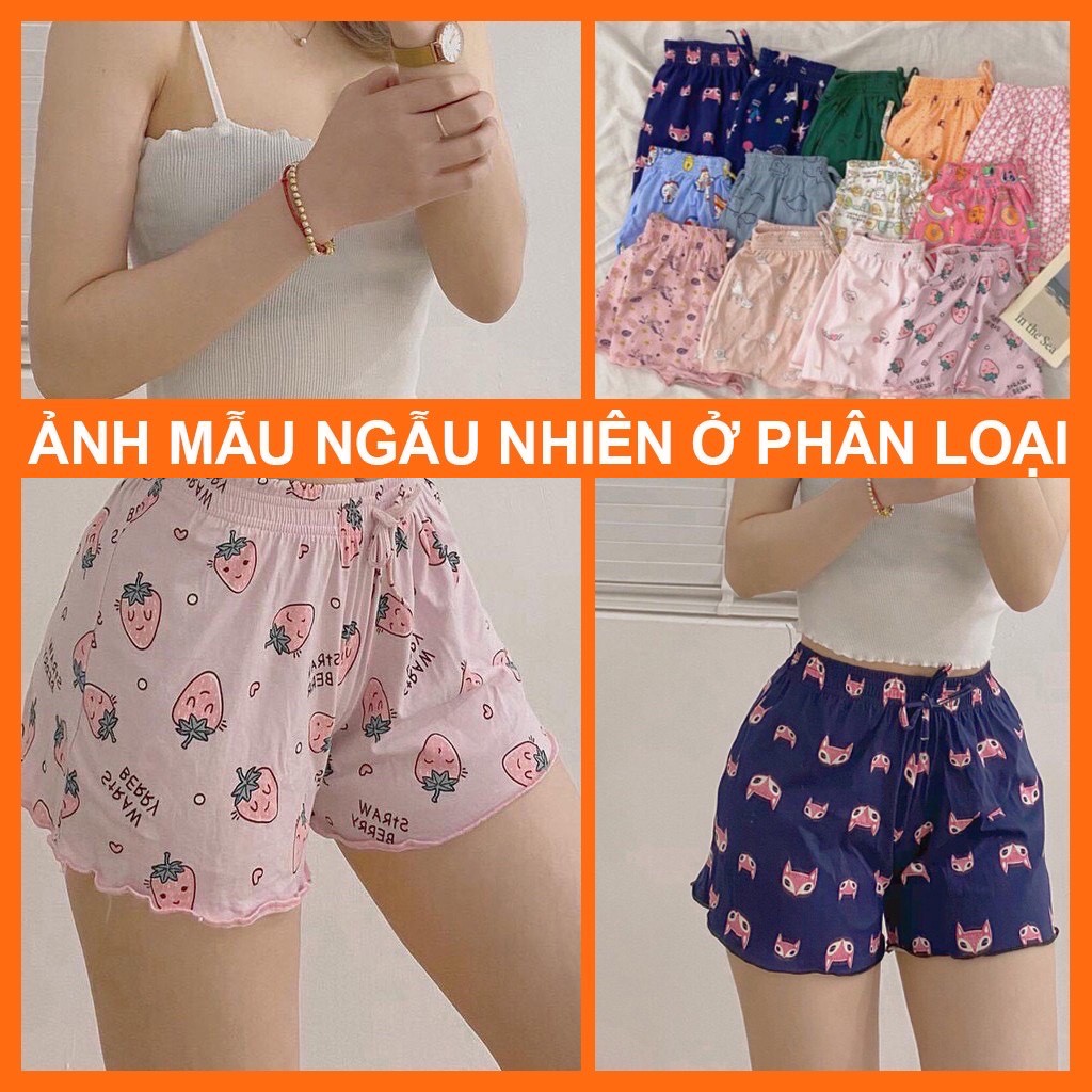 (ẢNH + VIDEO thật)COMBO 59K/2 Quần Đùi Nữ Mặc nhà - Mẫu ngẫu nhiên, Quần Short Nữ Mặc Ở Nhà Ngủ