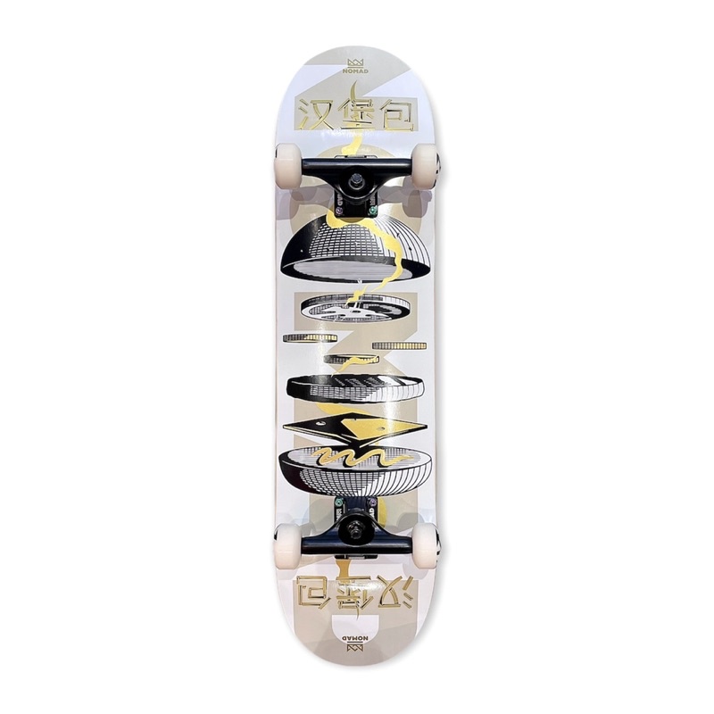 Ván Trượt Skateboard Chuyên Nghiệp Châu Âu - NOMAD COMPLETE BURGER 8.0