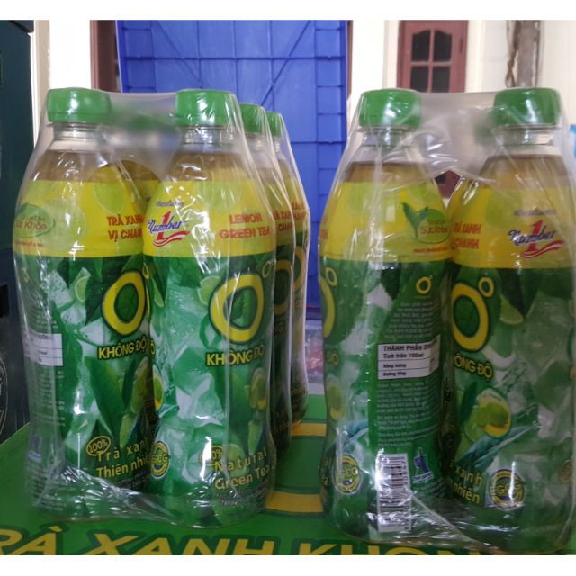 TRÀ XANH 0 ĐỘ HƯƠNG CHANH CHAI 500ML | BigBuy360 - bigbuy360.vn