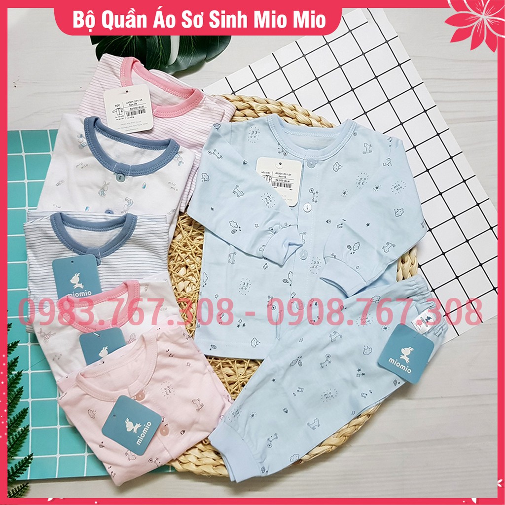 Bộ Quần Áo Cho Trẻ Sơ Sinh MioMio Cotton Mỏng Mềm - Mio Việt Nam