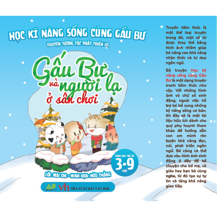 Sách - Học Kỹ năng Sống Cùng Gấu Bư -  Gấu Bư Và Người Lạ Ở Sân Chơi