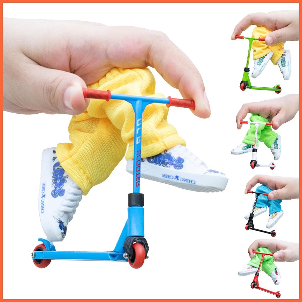 Ván Trượt Ngón Tay Kèm Quần Và Bánh Xe Thay Thế Cho Bé