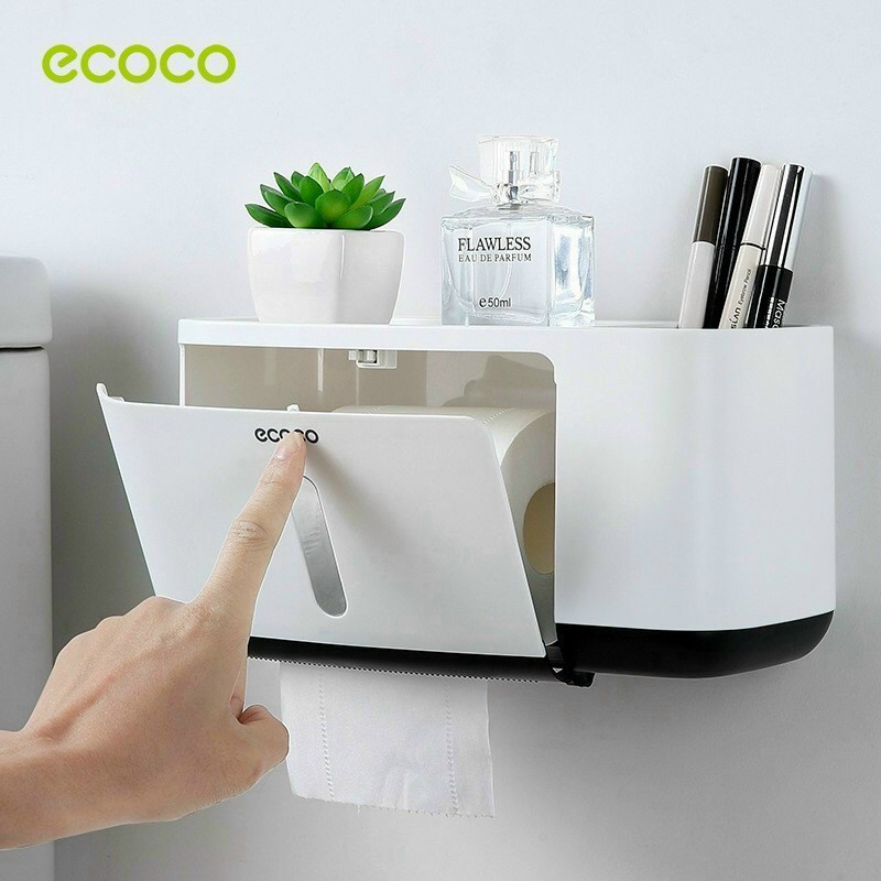 Hộp đựng giấy vệ sinh cao cấp ECOCO . .