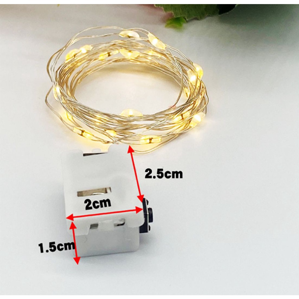 KENT  Led copper wire decorative lights New Year bedroom home decoration bedroom/Christmas/New Year window decoration battery powered