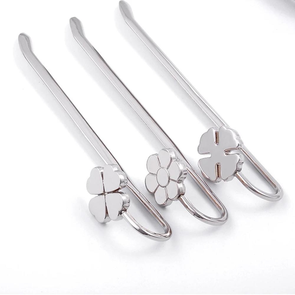 Bookmark Kim Loại Hình Cỏ Bốn Lá Escolar