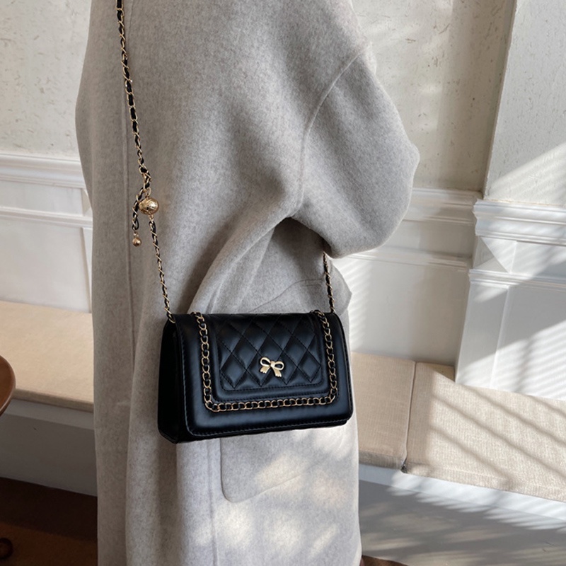 Túi đeo chéo vai họa tiết hình thoi thời trang sành điệu cho nữ