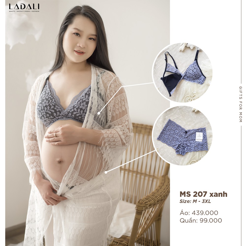 Áo Lót Bầu Sau Sinh Cho Bé Bú Mút Mỏng, Lớp Lót Kín Đáo Hàng Thiết Kế Ladali