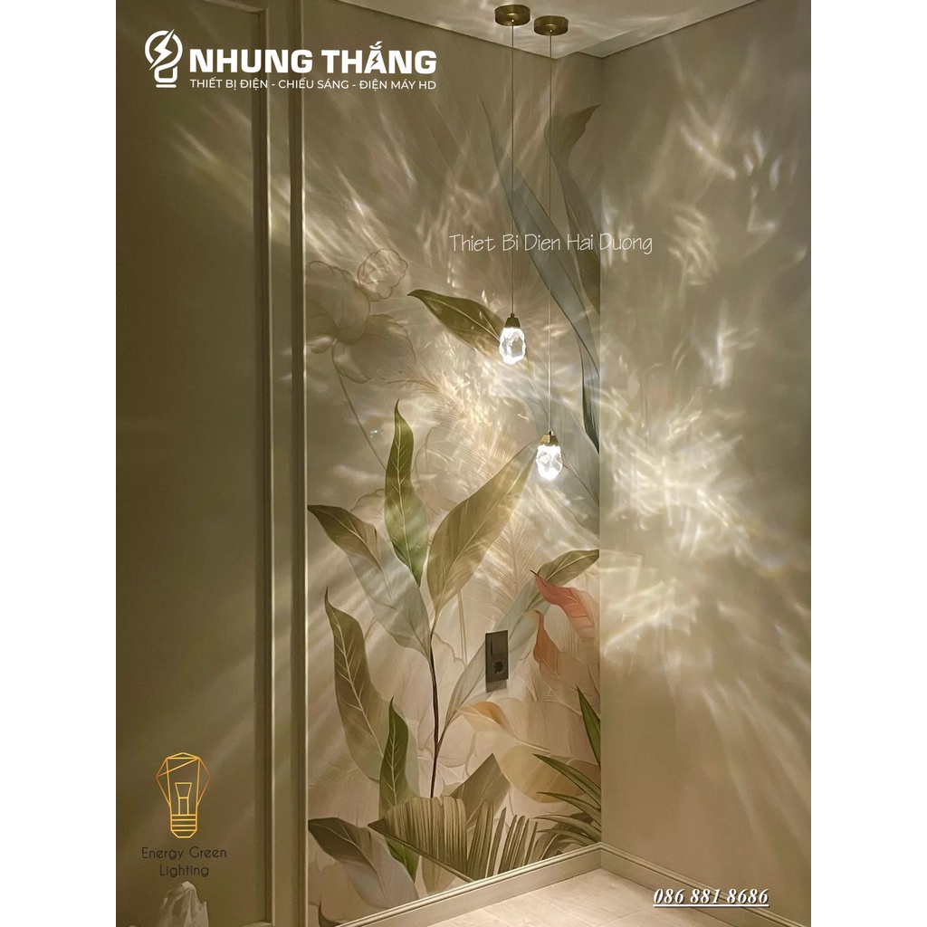 Đèn Thả Pha Lê Thủy Tinh Cao Cấp DGT-888 - Decor Phong Cách Sang Trọng - Kiểu Dáng Hiện Đại ,Độc Đáo