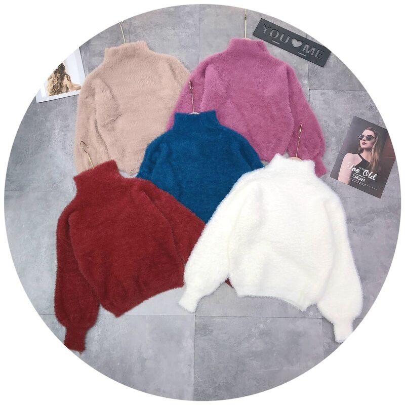 Áo len lông nhung Quảng châu hàng đẹp