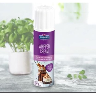 Kem Tươi Dạng Xịt hiệu Emborg 250g
