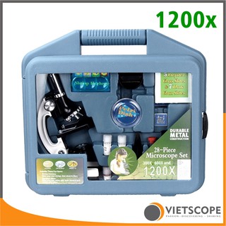 Bộ Kính Hiển Vi Có Vali 900x - 1200x Dành Cho Học Sinh