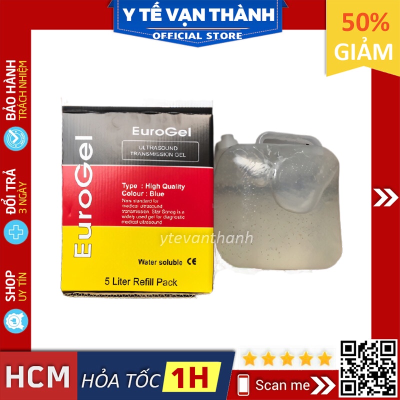 ✅ Gel Siêu Âm, Gel Lạnh Triệt Lông EuroGel -VT0489