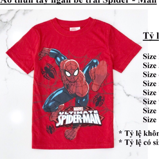 Áo spiderman