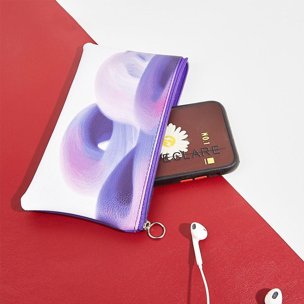 NIUYOU Túi Đựng Mỹ Phẩm Du Lịch Có Dây Kéo Màu Sắc Gradient