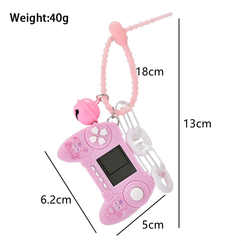 Móc Khóa Gắn Máy Chơi Game Tetris Mini Dễ Thương