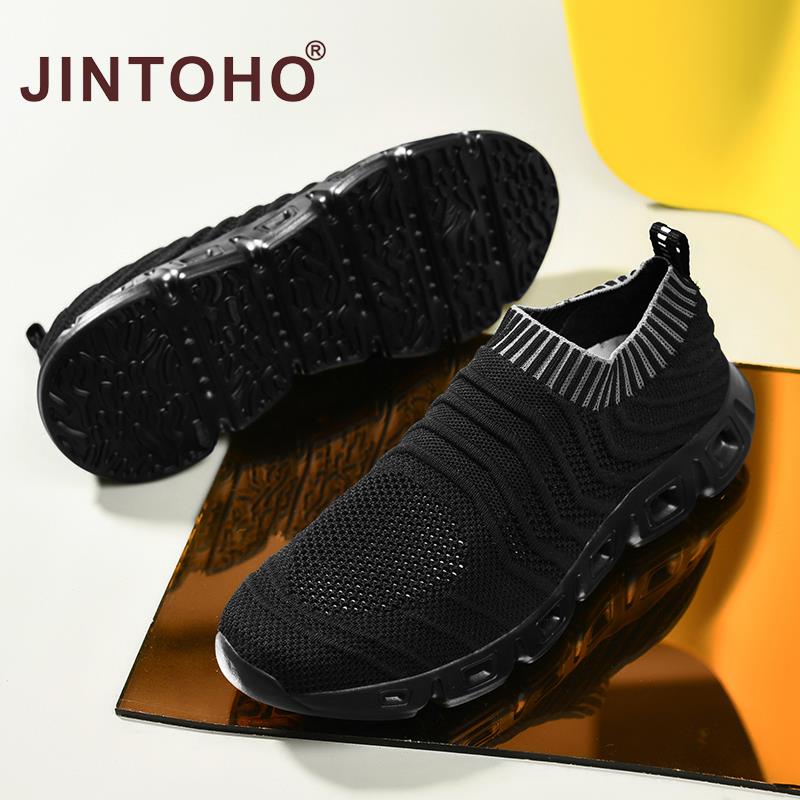 Giày thể thao JINTOHO lưới thoáng khí siêu nhẹ thời trang mùa hè cho nam
