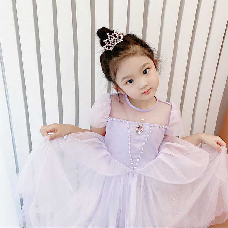 Kẹp Tóc Hình Vương Miện Xinh Xắn Dành Cho Bé Gái